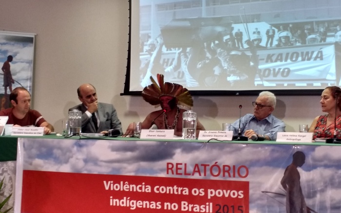 Lançamento do relatório sobre violência do Cimi - foto Victor Pires